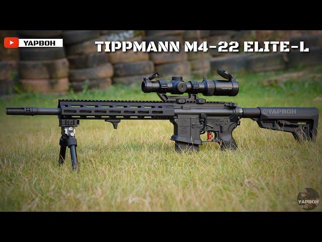 Review ปืนยาวลูกกรด TIPPMANN M4-22 ELITE - L | YAPBOH