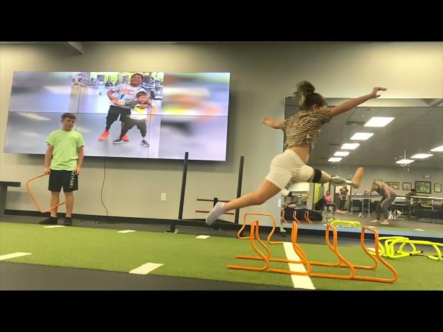 Gianna, AK Amputee - Jumping Over Hurdles