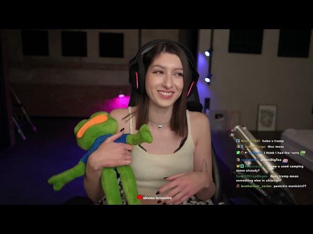 Ukrainian girl talks to you