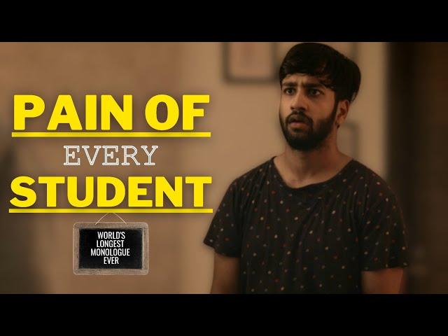 Pain of Every Student In India I Dark Reality of Indian Education System | Longest Monologue Ever