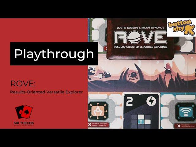 Playthrough | ROVE (Button Shy Games)