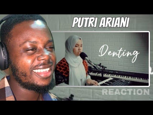 Putri Ariani - Denting (Melly Goeslaw) Cover | Reaction