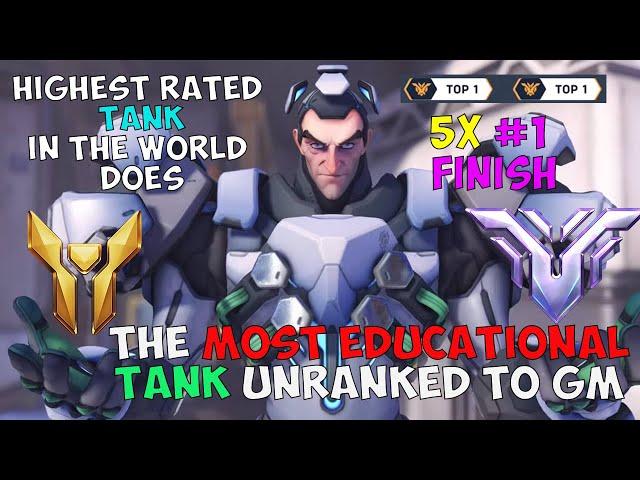 EDUCATIONAL TANK Unranked to GM Season 10 the movie | Overwatch 2