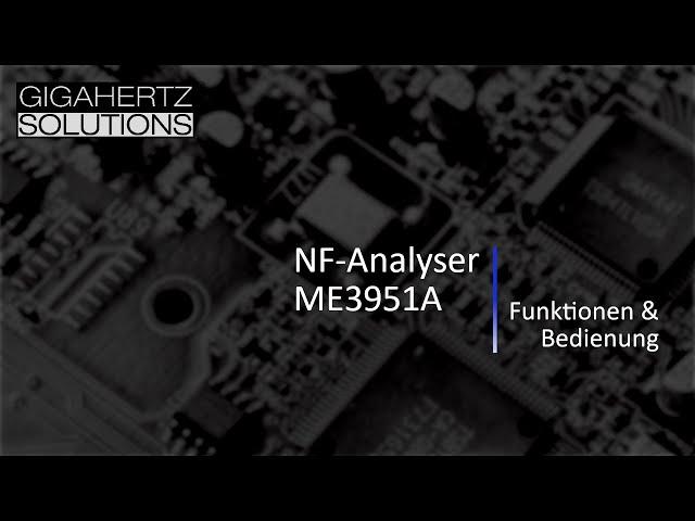 Gigahertz Solutions Elektrosmog-Messgerät ME3951A Funktionen