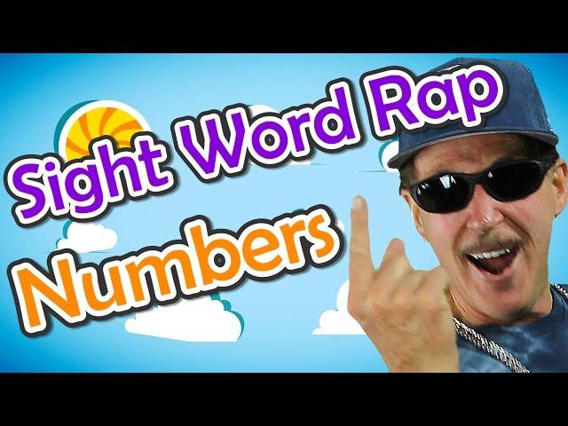 Sight Word Rap Numbers| Sight Words | High Frequency Words | Jump Out Words | Jack Hartmann