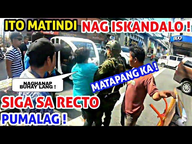 SIGA SA RECTO PUMALAG ! | PHILIPPINE ARMY RUMESPONDE NA | TENSYON | MANILA CLEARING OPERATION