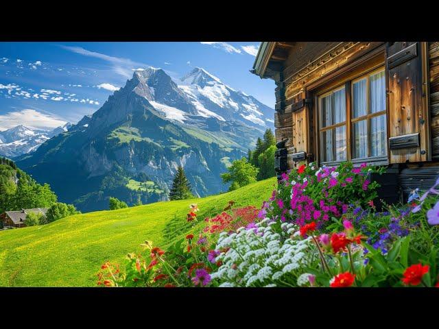 ️ Grindelwald Switzerland , 4K UHD Relaxing Walking Tour