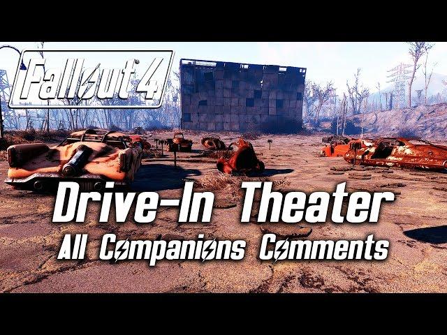 Fallout 4 - Drive-In Theater - All Companions Comments