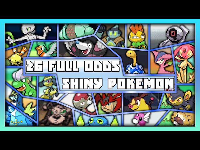 26 Full Odds Shiny Pokemon - 2024 Shiny Pokemon Compilation