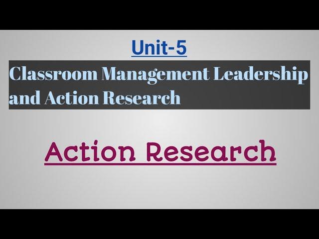 Action Research explained by Namita