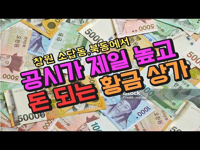 창원 소답동, 북동에서 공시지가 최고 상가 시장입구 핵심요지 상가 준주거지역 동창원농협소답동지점 하나로마트 옆