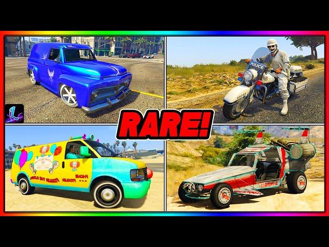 *SOLO* How To Get ALL Rare Cars In GTA 5 Online! (All Rare Car Locations Guide)