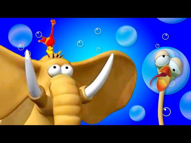 Lighter Than Air | Funny Animal Cartoon For Kids | Jungle Book Diaries | Best Of Gazoon