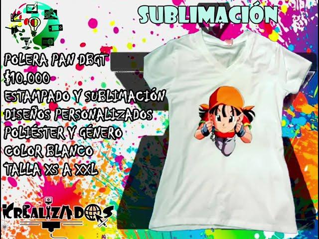 Krealizados Sublimación Poleras