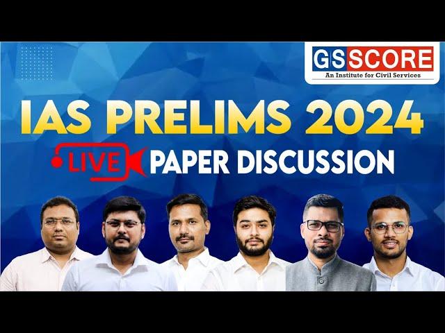 UPSC Prelims 2024 Question Paper Analysis & Answer Key Discussion | GS Paper 1 #upscprelims2024