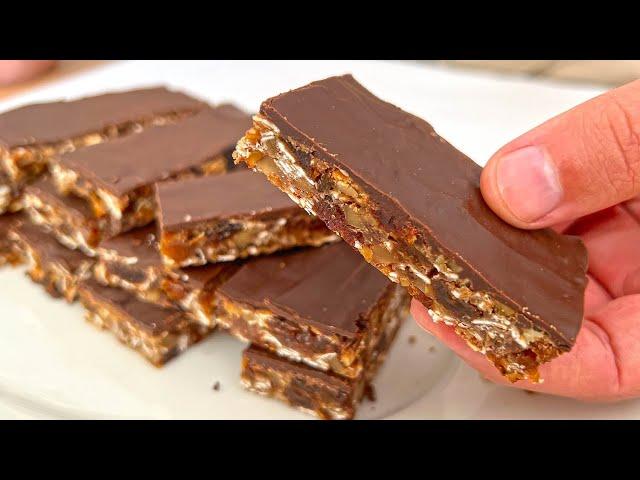  WITHOUT sugar! In 5 minutes! Tasty and healthy energy bars