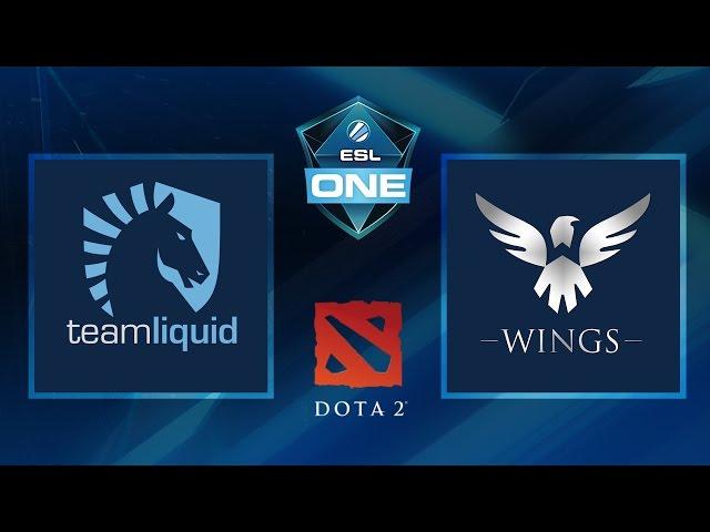 Dota 2 - Team Liquid vs. Wings - Game 1 - ESL One Manila 2016 - Grand Final