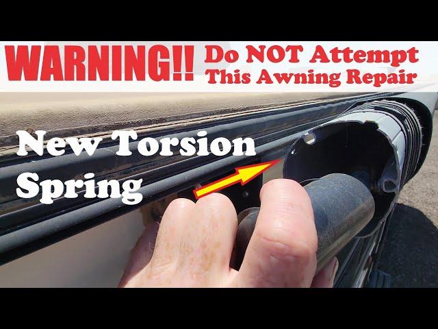 A Simple Job: Dometic Power RV Awning Torsion Replacement