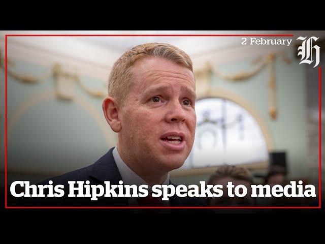 Chris Hipkins speaks to media   | nzherald.co.nz