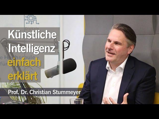 Was ist Künstliche Intelligenz - KI-Experte Prof. Stummeyer erklärt, warum KI keine Hexerei ist