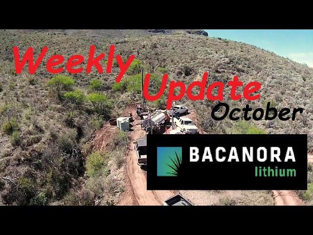 Bacanora Lithium BCN.L WEEKEND REVIEW 2nd WE October 2020