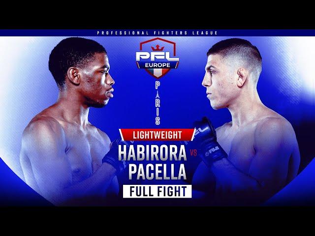 Patrick Habirora vs Claudio Pacella | PFL Europe Paris | Showcase Full Fight