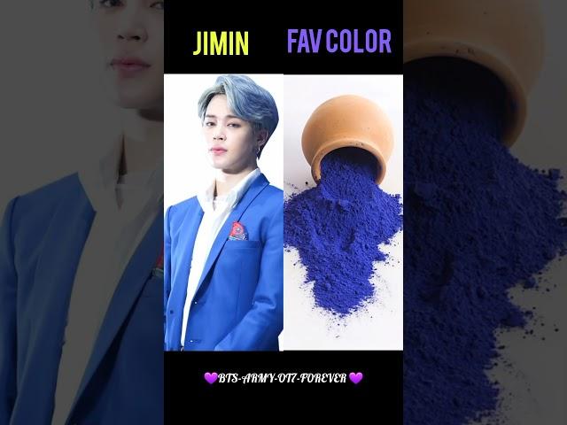 BTS Members favorite color  #bts #army #kpop #shorts