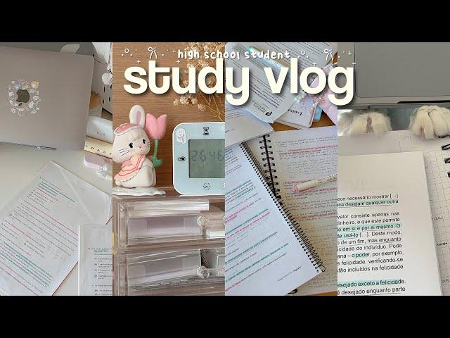 study vlog productive days, stu(dying), early mornings...