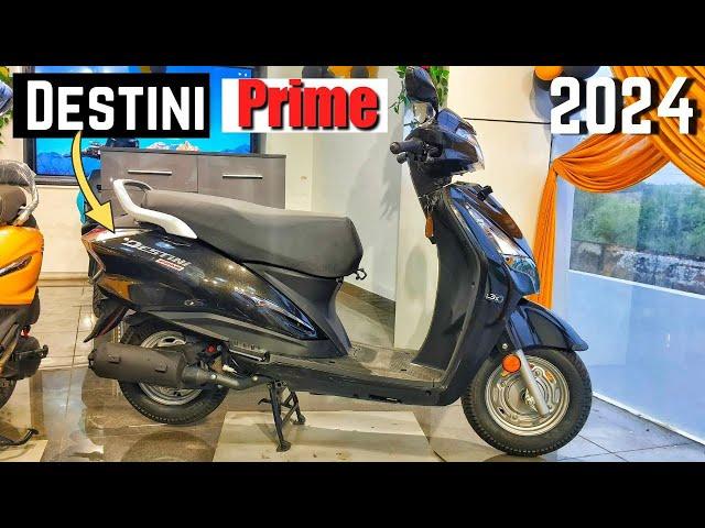 Hero destini prime 125 new 2024 model black OBD-2 E20 fi new price mileage review #destini125