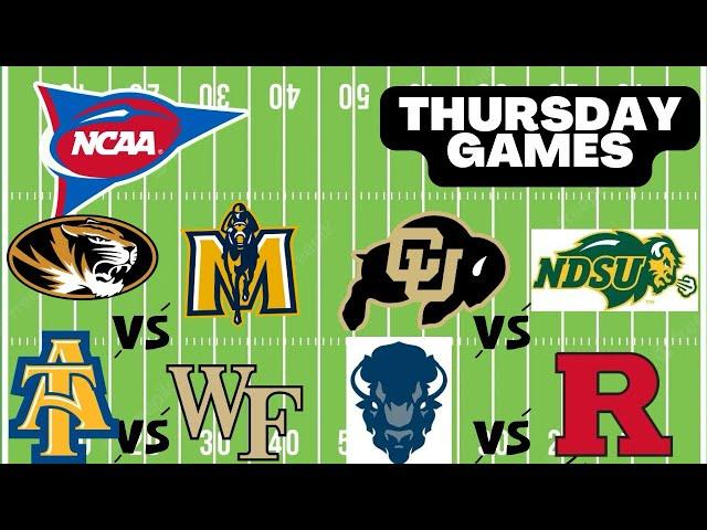 NCAAF College Football Predictions Today! 08/29/24 FREE PICKS and Betting Tips !