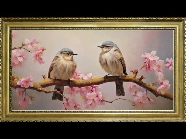 VINTAGE SPRING EASTER FREE TV ART SCREENSAVER WALLPAPER BACKGROUND FRAMED SAMSUNG TV ART OIL PAINTIN