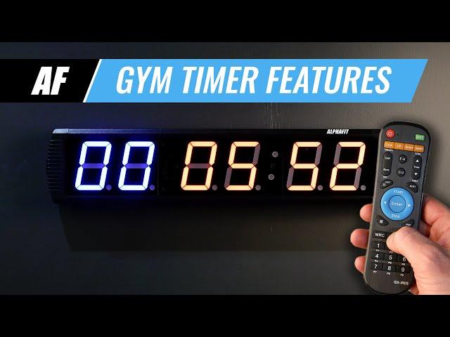 AlphaFit Gym Timer Features