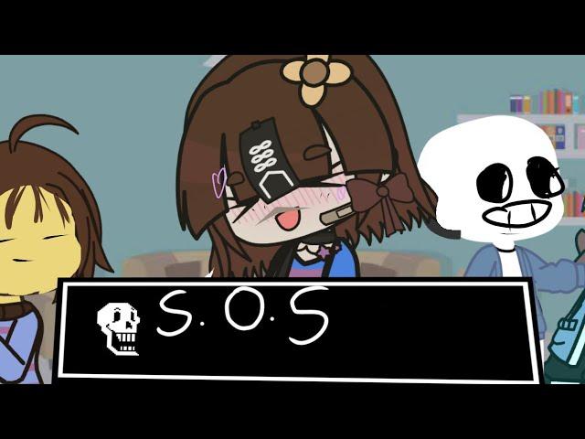 Canon Sans and Frisk Meet Their Fanon selves// Read Description