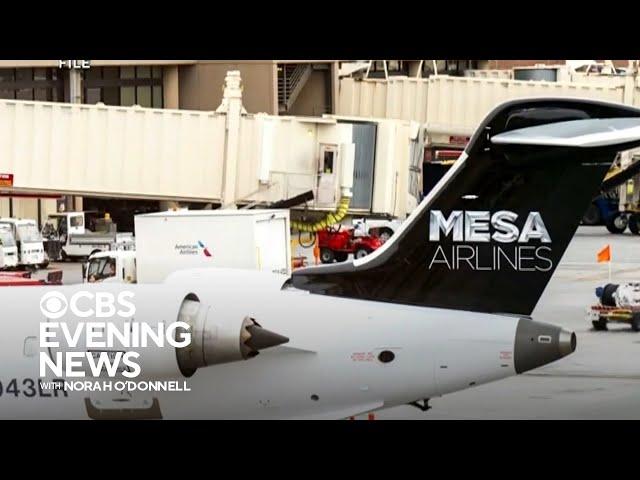 Mesa Airlines flight halts landing at Burbank Airport to avoid collision