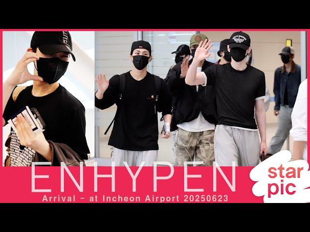 엔하이픈 '선우! 생일축하해요~'  [STARPIC] / ENHYPEN Arrival - at Incheon Airport 20250623