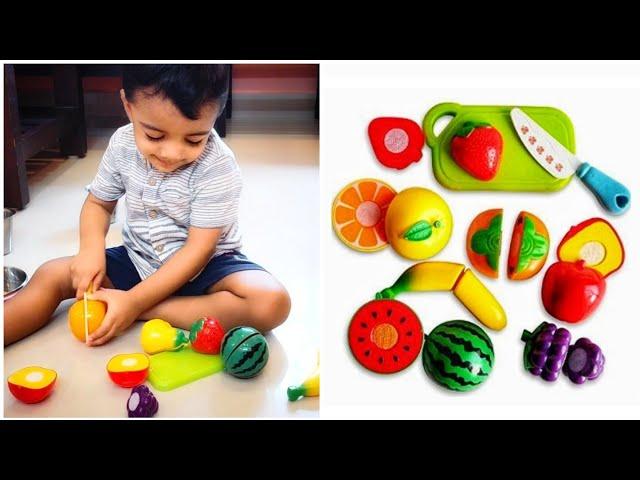 Nehan Playing With Toy Velcro Cutting Fruits | Perfect Toy For Kids | Amazon | Eazy Home