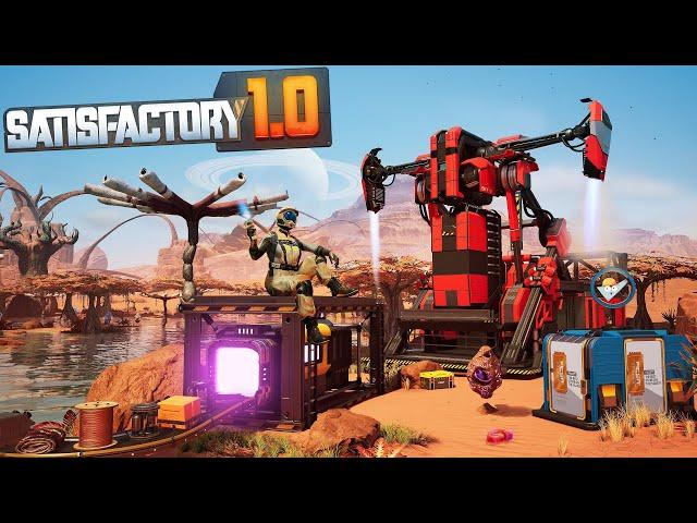 SATISFACTORY 1.0 - THE PERFECT START! - Let's Play Ep.1