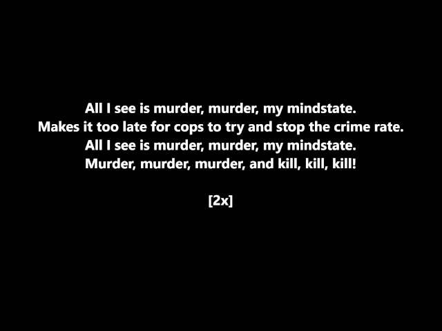 Eminem | Murder, Murder Lyrics (HD)