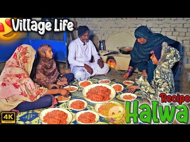 Village Living | Woman Make Gajar Ka Halwa | Pure Mud House | Traditional Life | 4k 