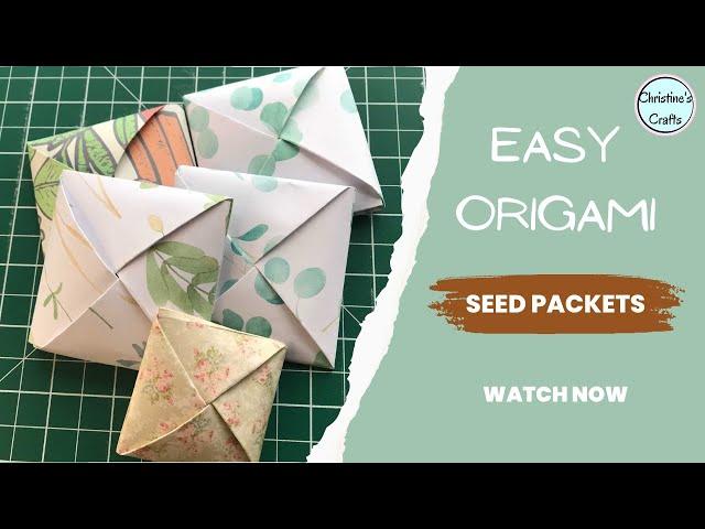 How to Make Quick and Easy Origami Seed Packets