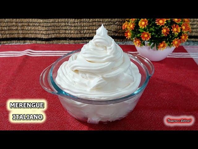 MERENGUE ITALIANO LA RECETA MÁS FÁCIL