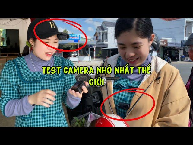 Bạn đồng hành mới cho các chuyến Vlog tự quay 1 mình, test camera nhỏ nhất thế giới