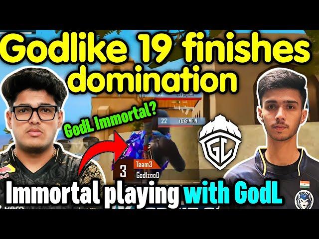 Godlike 19 kills domination  Immortal playing with Godlike  New tryout? 