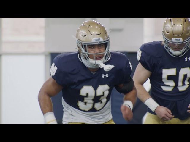 Notre Dame Rose Bowl Game Pracitce