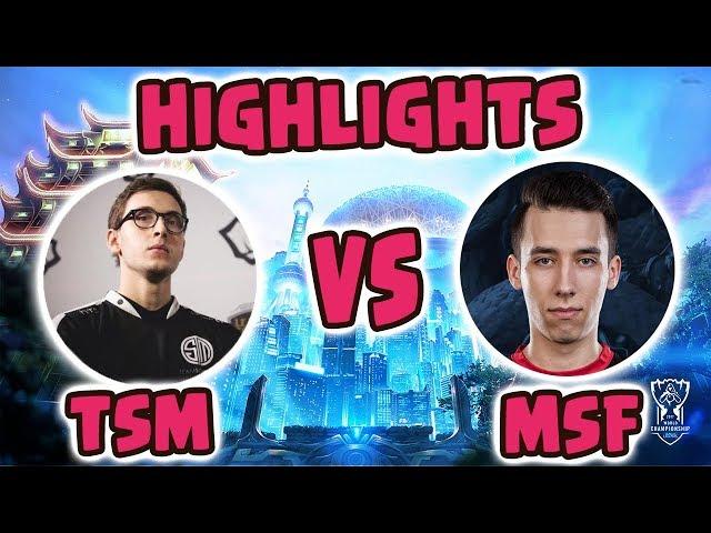 Misfits vs TSM | Highlights S7 World Championship 2017 | PowerOfEvil LoL