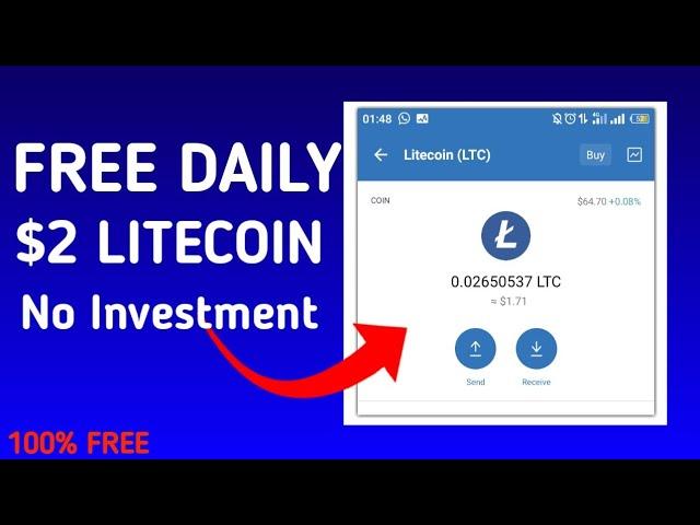 LITECOIN - How To Earn Free Litecoin In Trustwallet Daily || No Investments