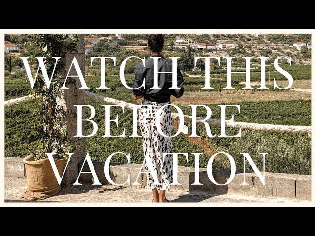 How to Dress & Pack Well on Vacation | Slow Fashion Mindset Tips