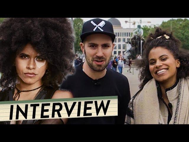 DEADPOOL 2 Star ZAZIE BEETZ im Interview inkl. MEGA Überraschung | komplett auf deutsch