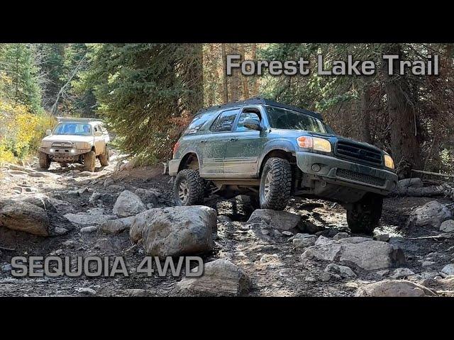 First-Gen Sequoia Offroad! (Hardest Trail in Northern UT) Forest Lake Trail-Ride Footage