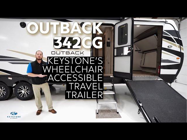 An Award-winning Floor Plan, The Wheelchair Accessible Travel Trailer - Keystone Outback 342CG